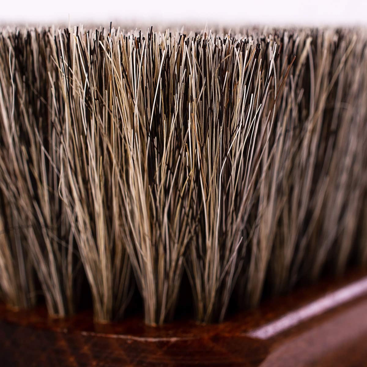 Shoe Brush | Luxury Shining Polishing & Buffing Brush - Large 8 Inch | Genuine Horse Hair | Made in Germany