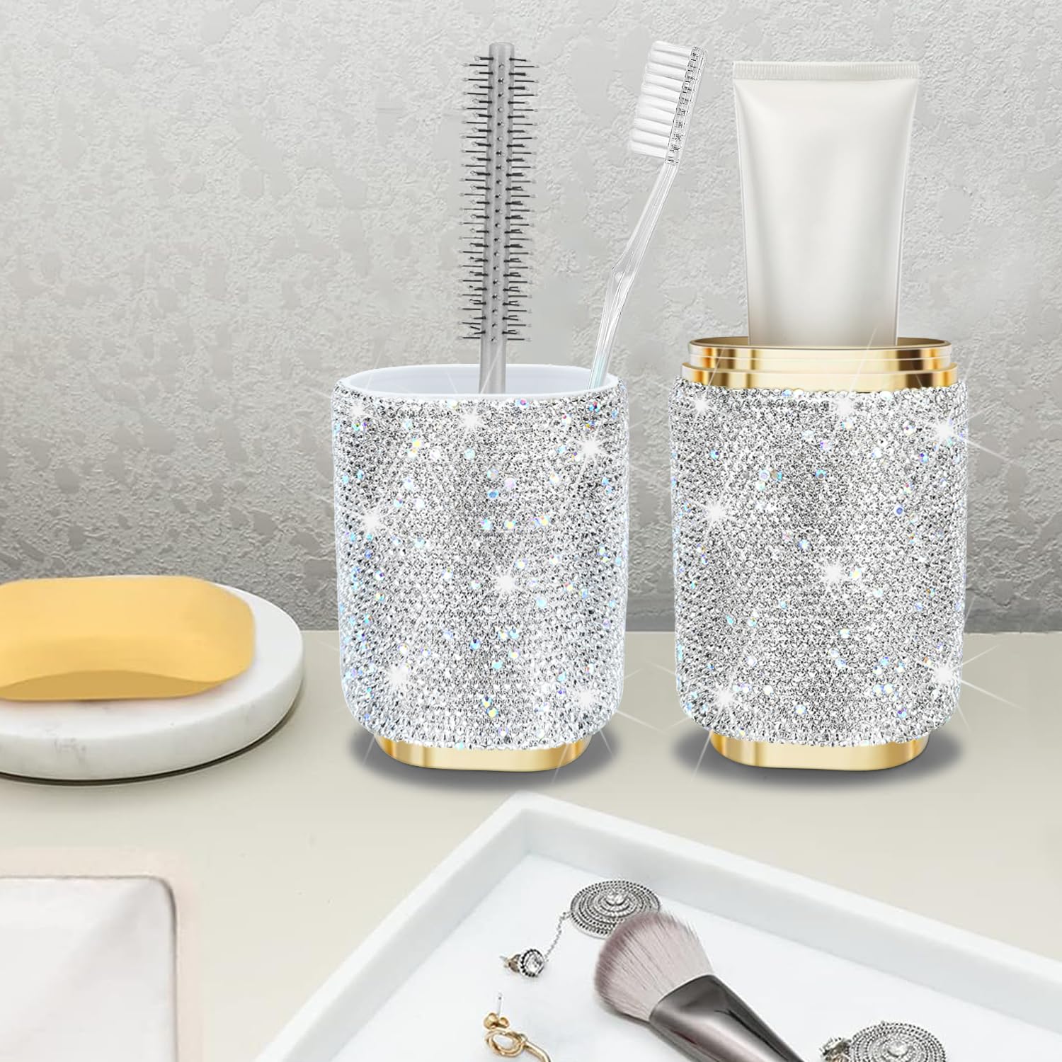 SlowVibes Étui pour brosse à dents et dentifrice