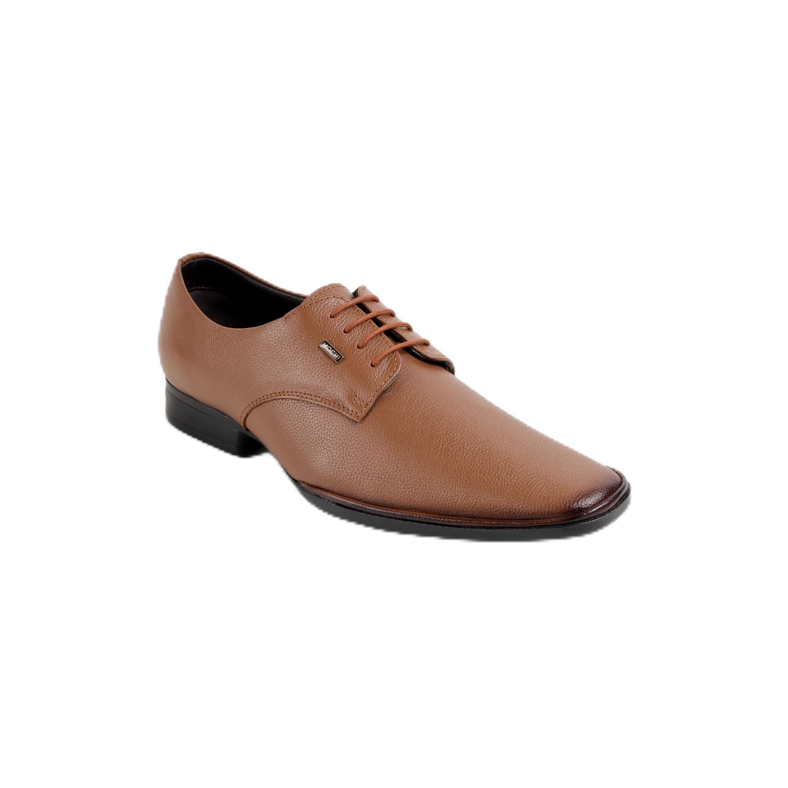 mochi Men's Tan Formal - Lace Up-picture-19