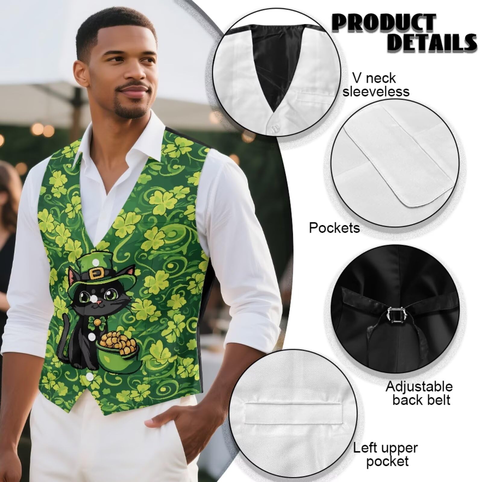 Chaleco de traje para hombre, ajustado, formal, chaleco casual de negocios para esmoquin