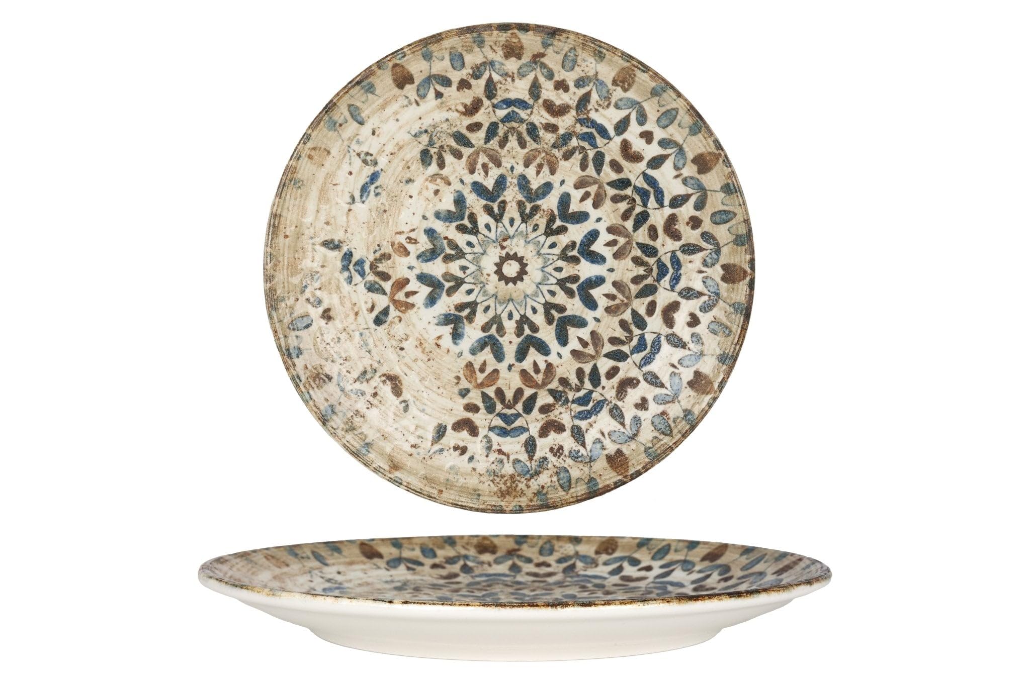 Rinart Talerz obiadowy - Aztec - Porcelana - 27 cm - zestaw 6 sztuk