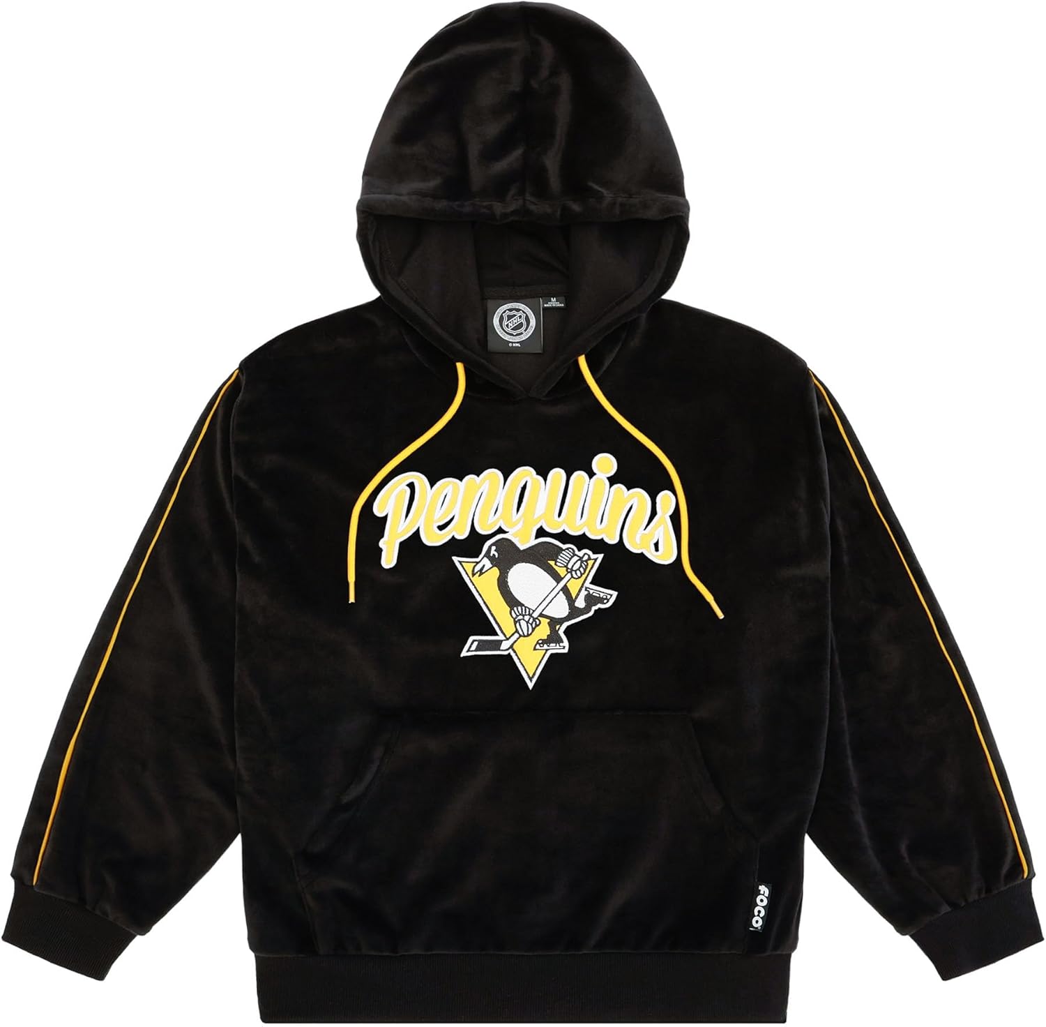 FOCO NHL womens Nhl Team Logo Fashion Velour Hooded Sweatshirt - Image 5