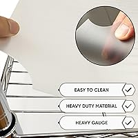 Vista 8 de Revestimiento de Estante de Alambre Alfombrilla de Estante de Rejilla de Alambre - Cubierta de Estante de Alambre Grueso - Revestimientos de Estante