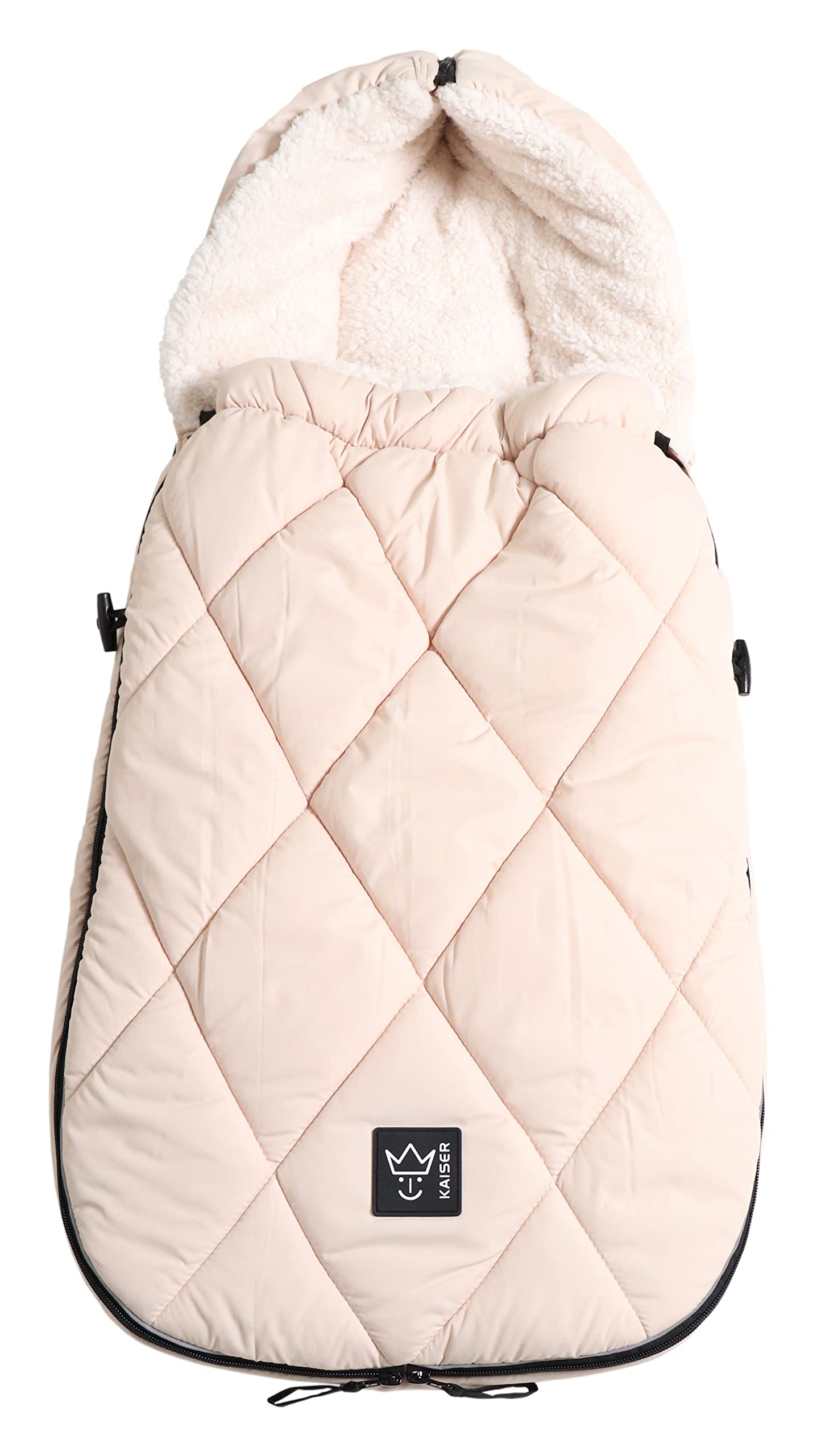 Kaiser XL TOO Thermo Sherpa Fleecesand/cream Fußsack