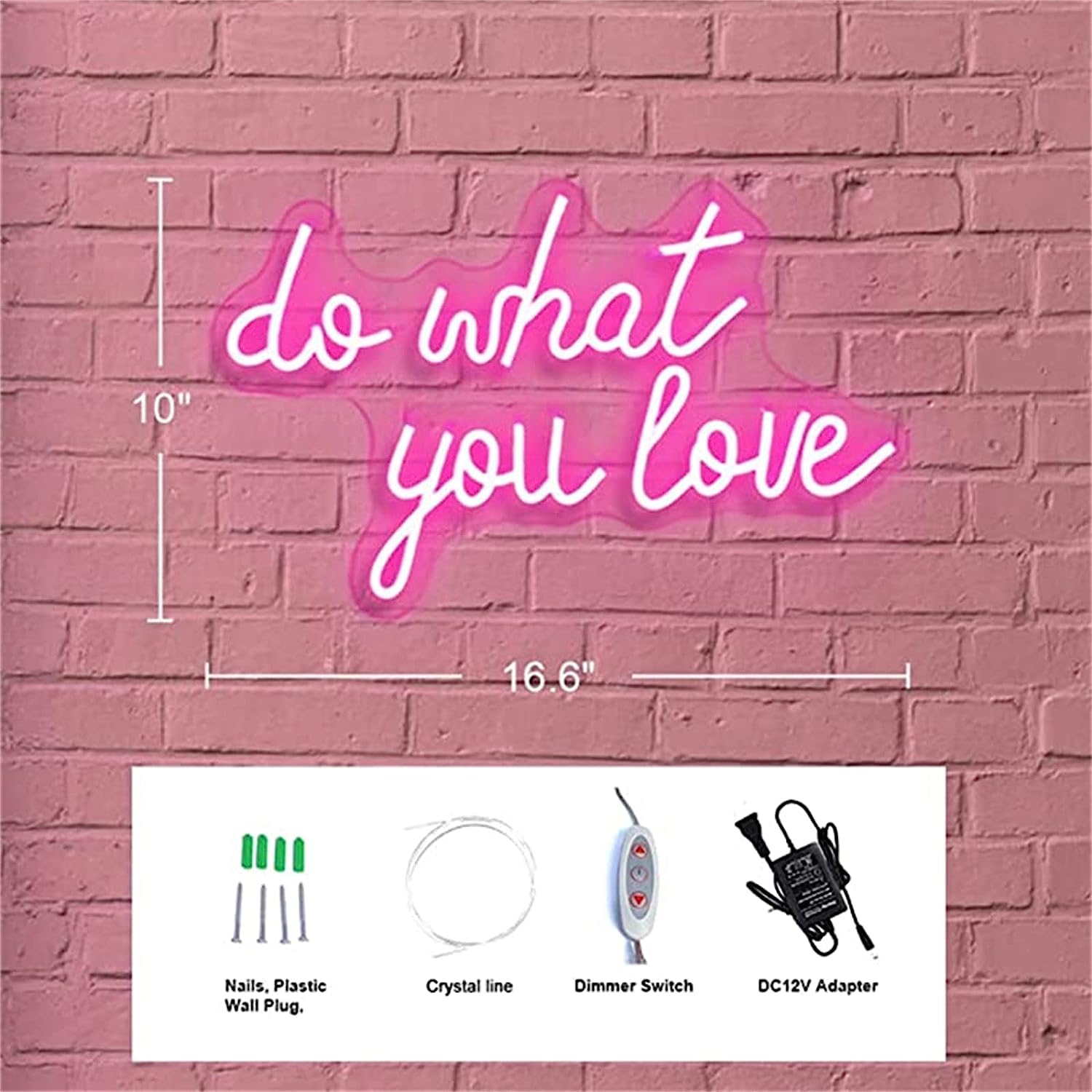 Amazon.co.jp: LNNW ネオンライト Do What You Love カスタマイズ可能