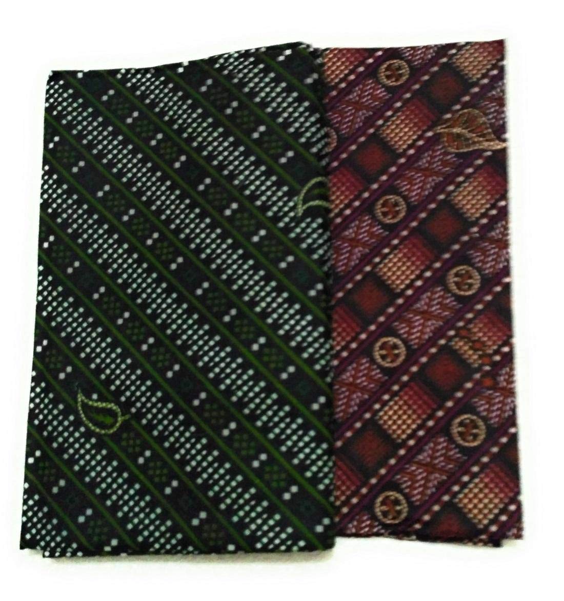 cotton colors 100% Cotton Economy Sangu men's unstitched branded Printed Lungi - Pack Of 2 -_AA205-picture-10