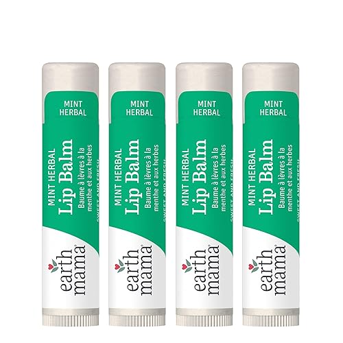 Vista 16 de Earth Mama Paquete de 4 cuádruplets de bálsamo labial Sin petróleo, colores ni sabores artificiales