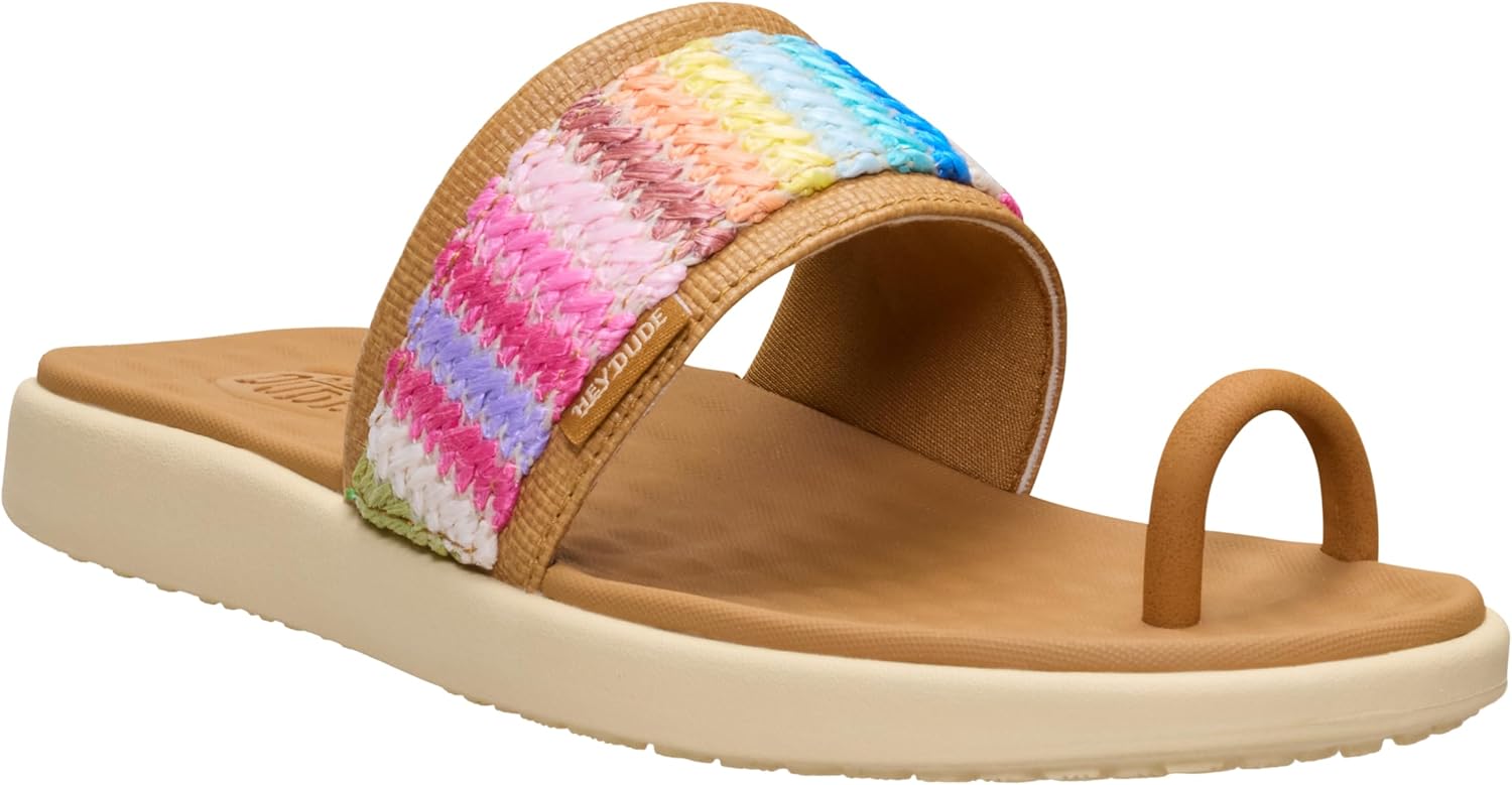 HEYDUDE Women's Maui Breeze Toe Loop Flip-Flop