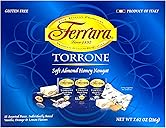 Torrone Nougat Candy, 18 Assorted Pieces (Ferrara) NET WT 7.62 216g