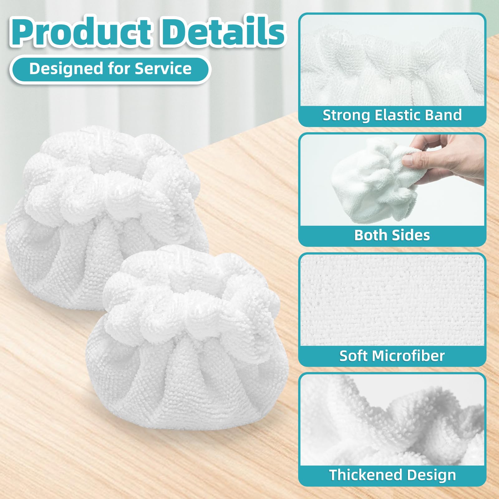 10Pack Microfiber Cloths Fit for Dupray Handheld Steam Cleaner, Small Bonnets (Triangle) Compatible with Dupray Neat Steam Cleaner-Reusable Handheld Steamer Cloth Accessories (Double-Layer