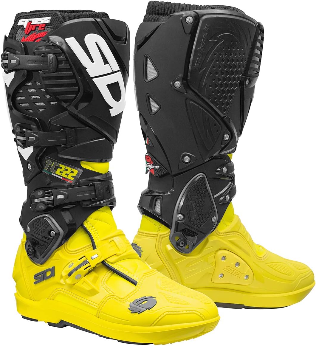 Sidi Crossfire 3 SRS TC222 Black-Yellow Fluo 45