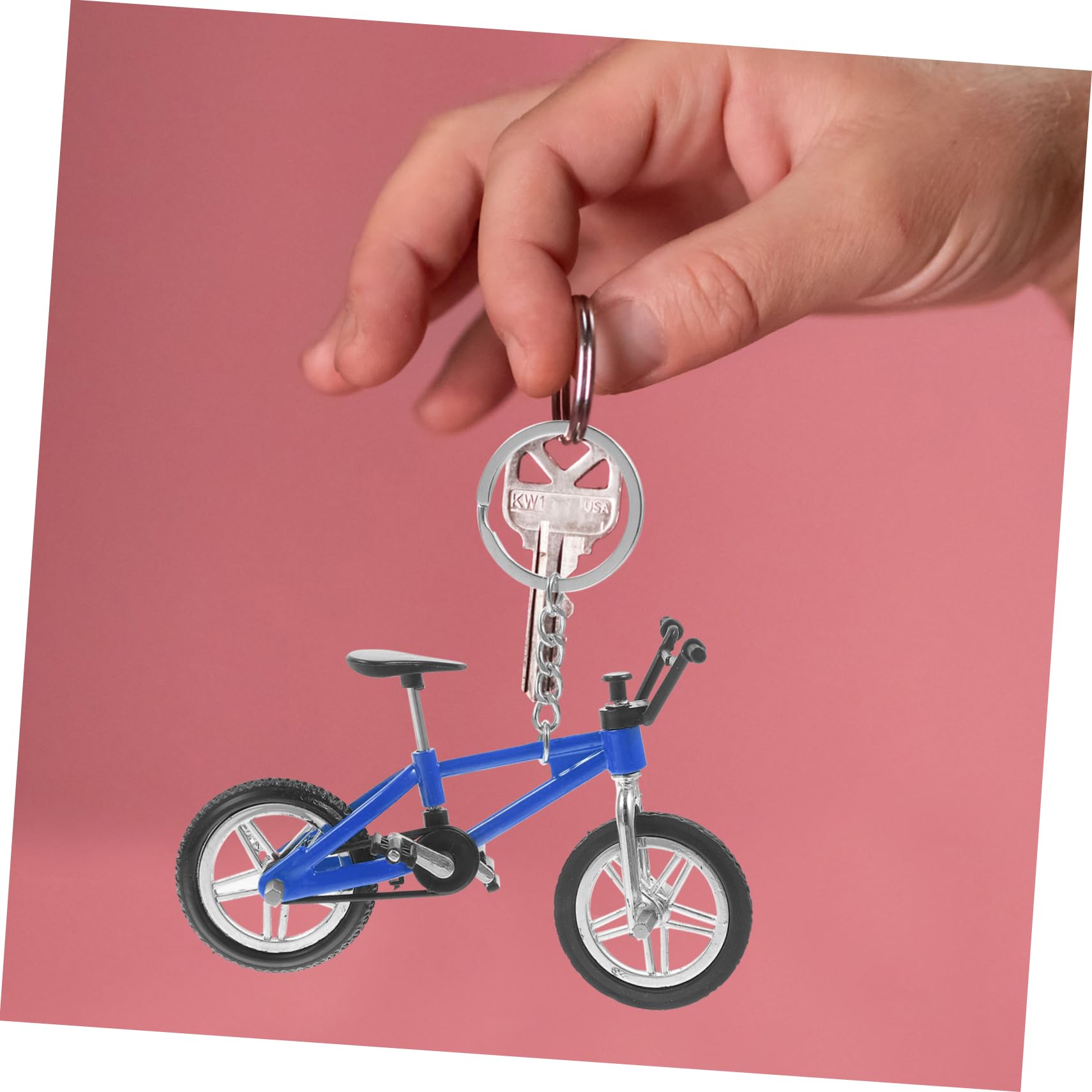 COLLBATH 20pezzi Miniature Biciclette Portachiavi Decorativi Per Collezionisti e Appassionati Design Realistico