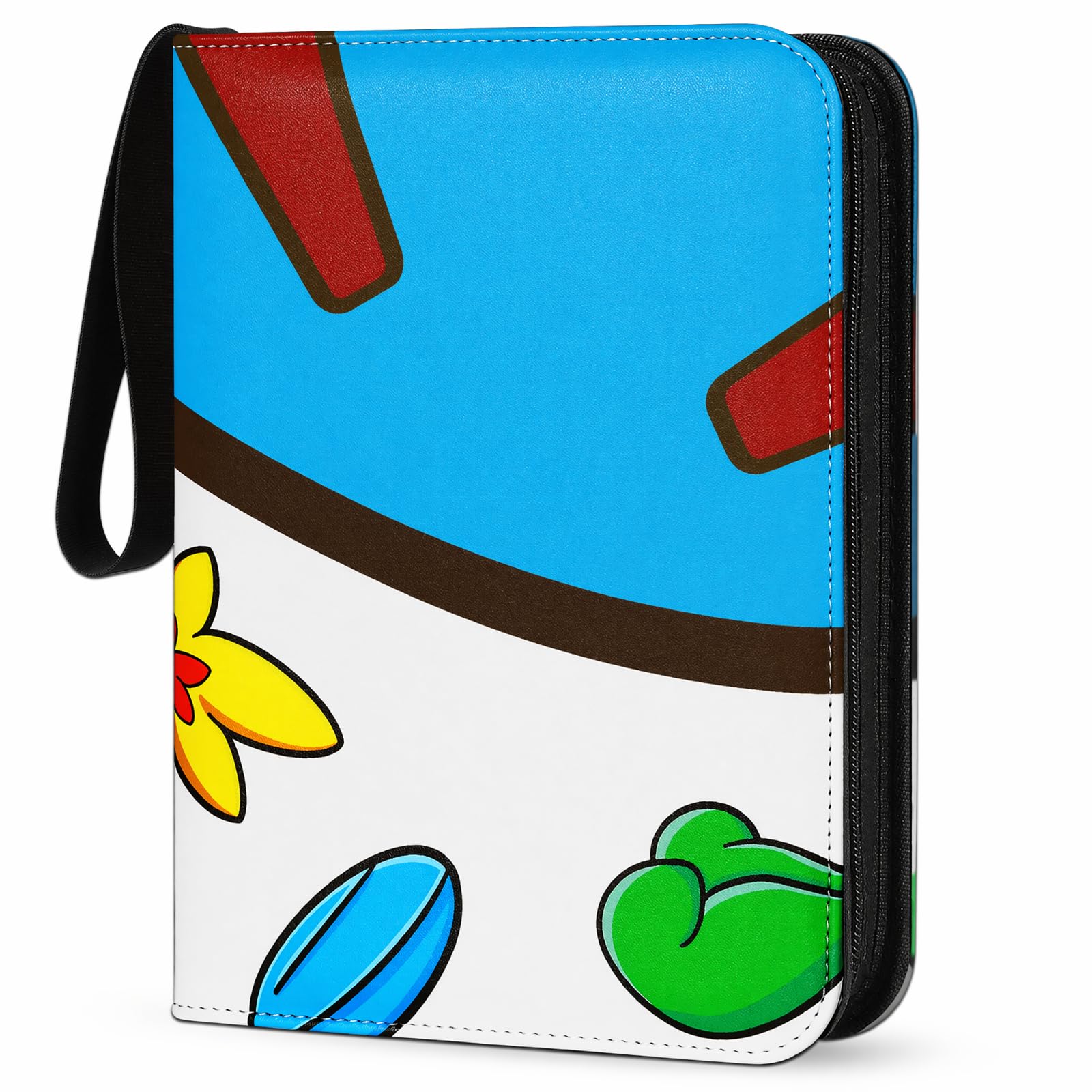 Raccoglitore per carte di credito, 720 tasche, 9 tasche, con 40 tasche, blu