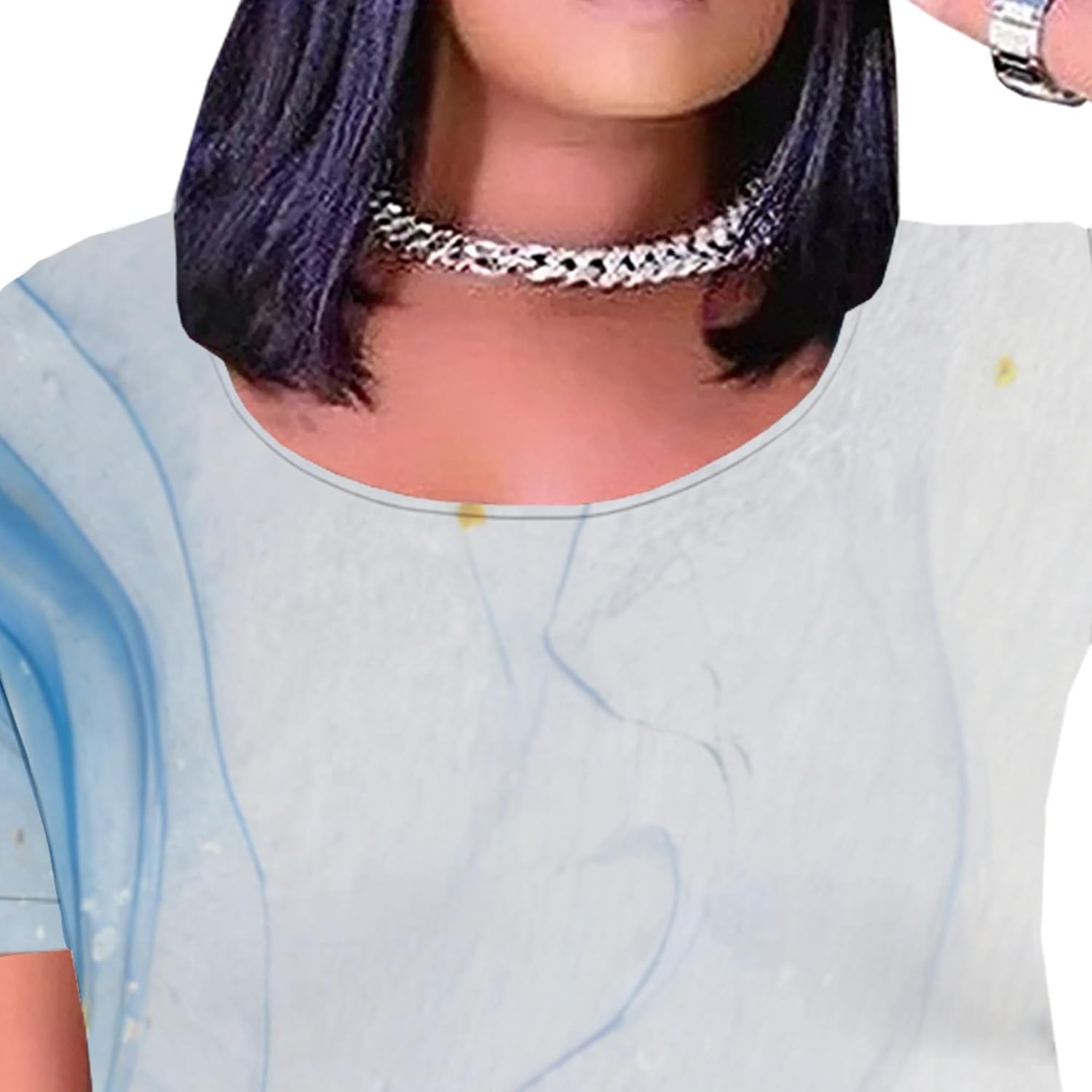 Plus Size Maxi Dresses for Curvy Women T-Shirt Summer Sun Dresses Loose Fit - Image 3