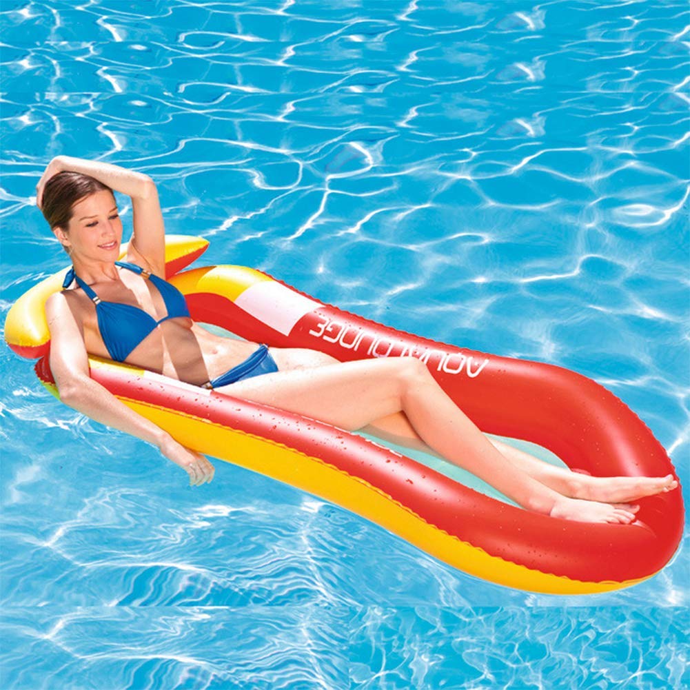 Outdoor Inflatable Floating Bed Adult Water Lifebuoy Plastic Swim Equipment Beach Party Toy Water Park Supplies