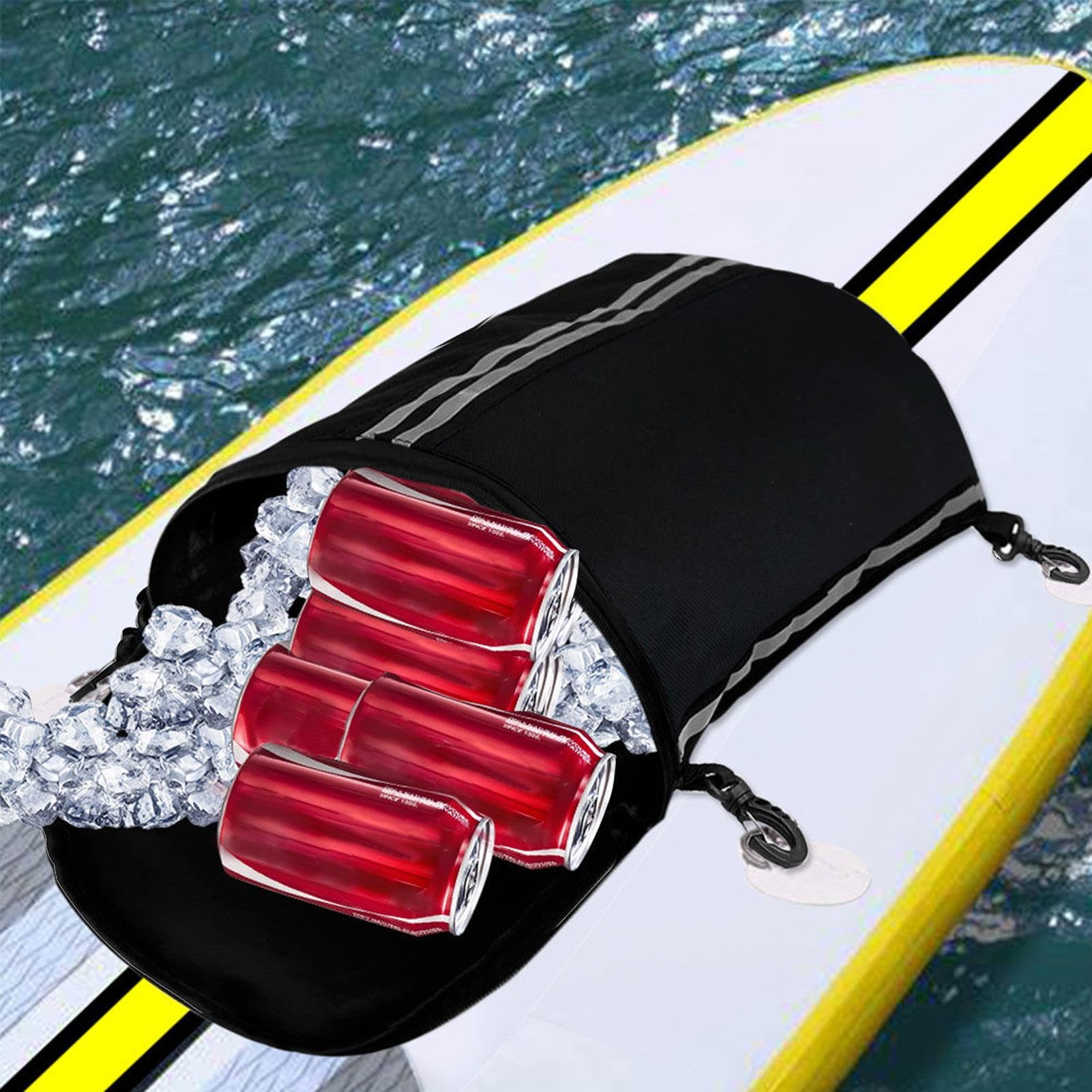Borsa portaoggetti per kayak – Custodia con cerniera per ponti Sups | Borse da ponte multifunzionali per paddleboard, borsa portatile in rete, per sport acquatici a P