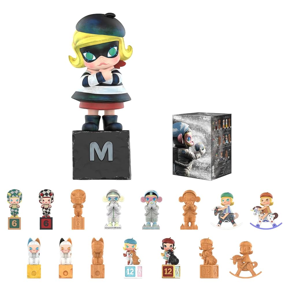 POPMART★MOLLY★Anniversary Buy POP MART Molly Anniversary Statues Classical Retro Blind