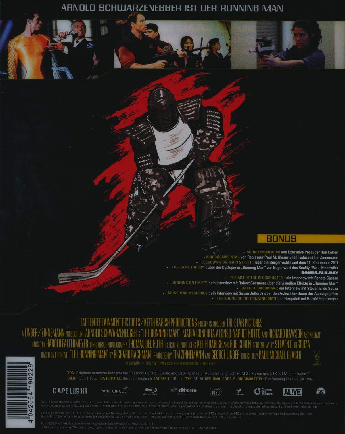 Running Man - 2-Disc SteelBook [Blu-ray]