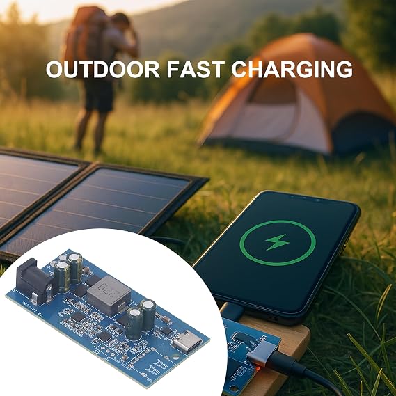 Universal Fast Charging Module, 100W Full Protocol PD QC FCP SCP AFC SFCP PE Fast Charging Module SW2303 PL5501 Buck Boost Charge Board, Type-C Output