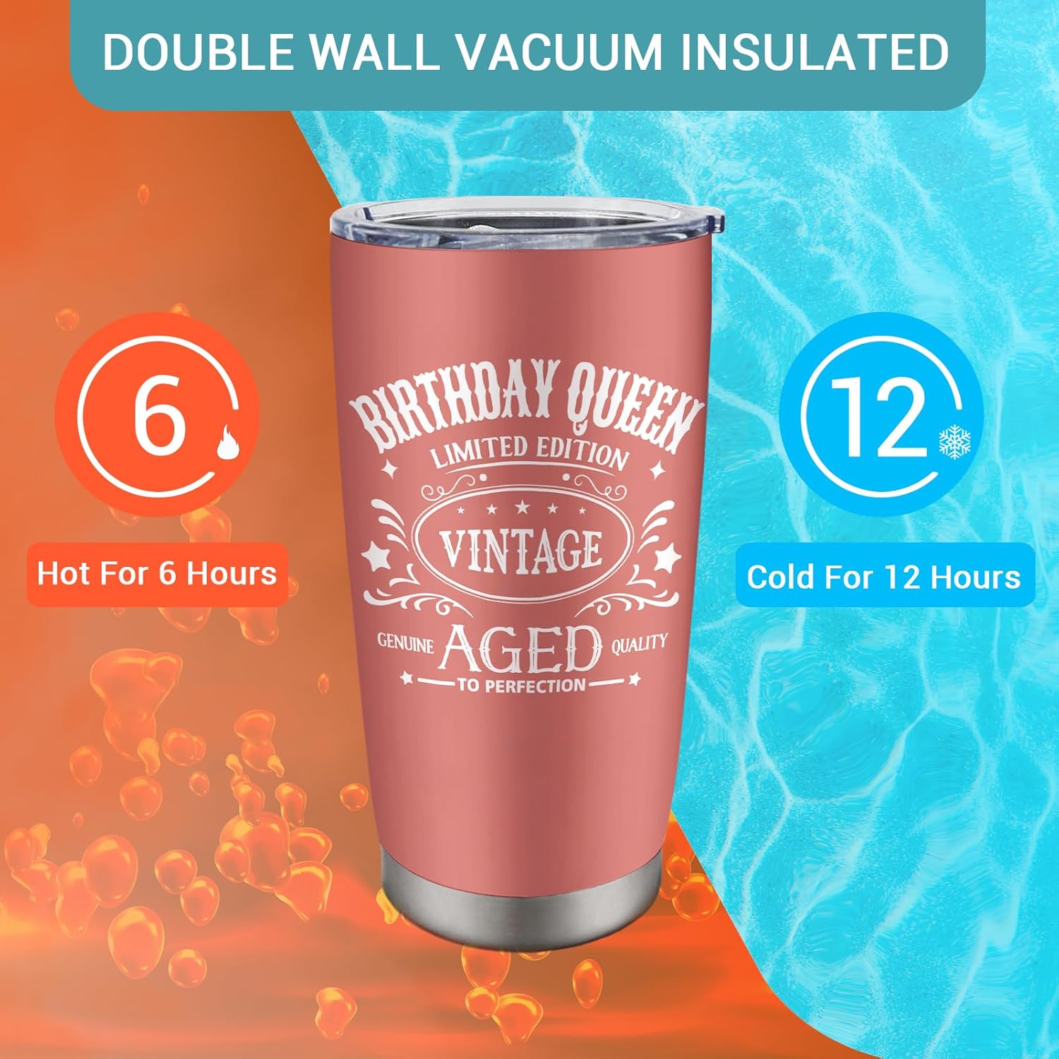 Birthday Gifts for Women Friendship 20oz Tumbler, Gifts for Women Birthday Unique, Best Friend Bday Gift for Her, Coworker Bday Gift for Woman - Image 4