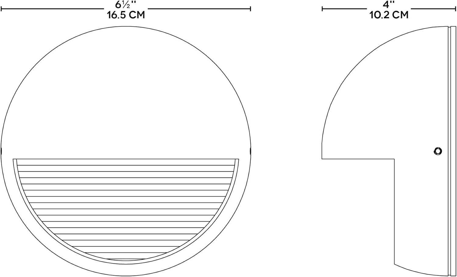 Integrated Led Outdoor Wall Fixture