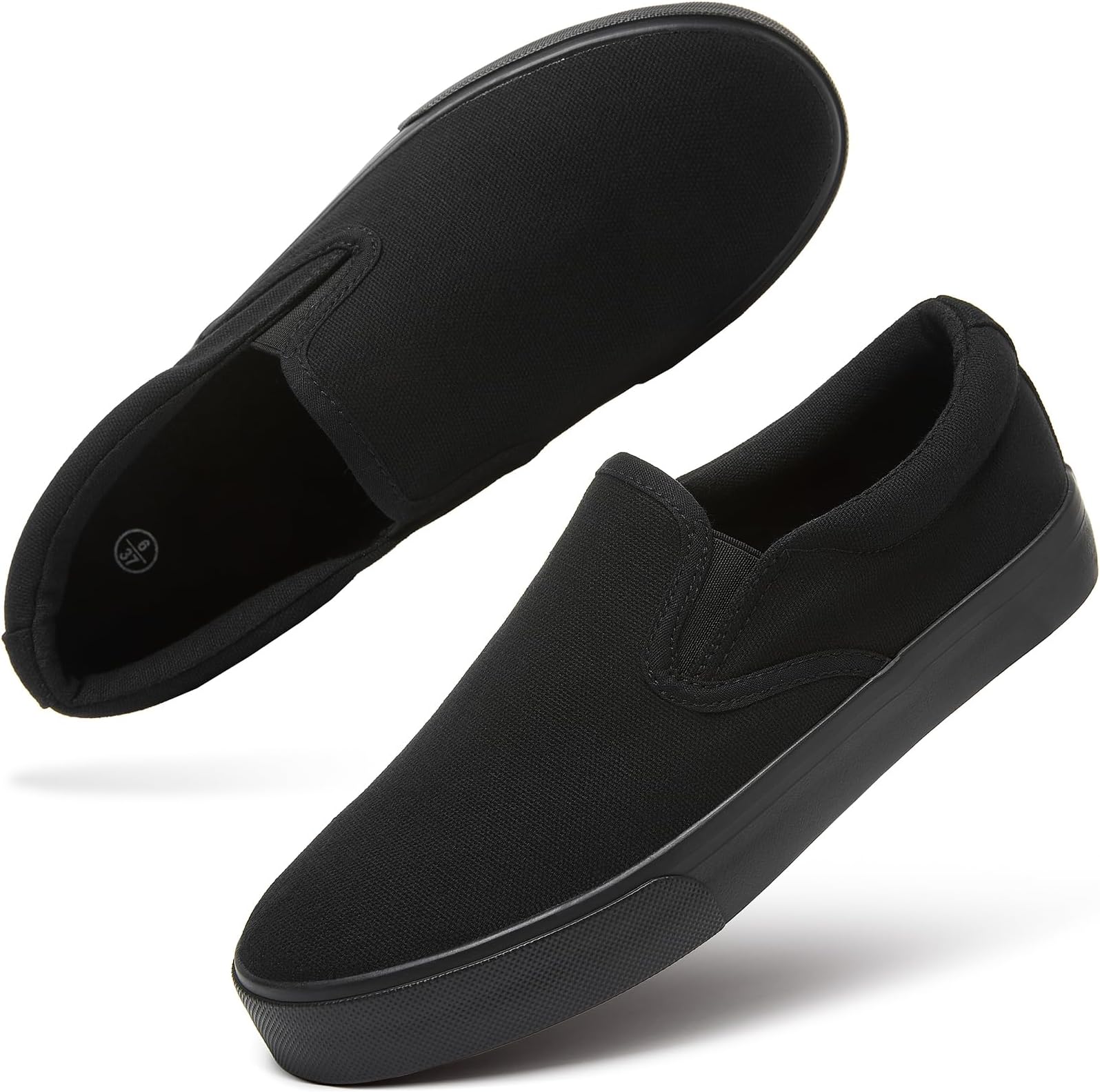 Women's Slip on Shoes Canvas Sneakers Loafers Non Slip Shoes Low Top Casual Shoes