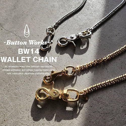 Amazon | BUTTON WORKS [ボタンワークス] ウォレットチェーン 喜平