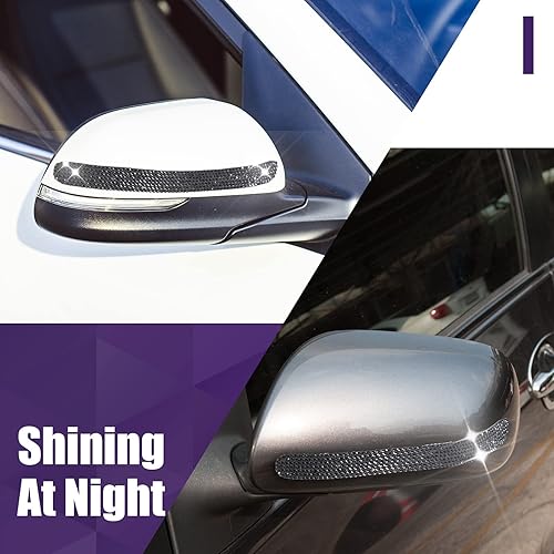 Miniatura 6 de Frienda 10 piezas de accesorios brillantes de automóvil para mujeres, protector de manija de puerta de automóvil, fundas para manijas de puerta para