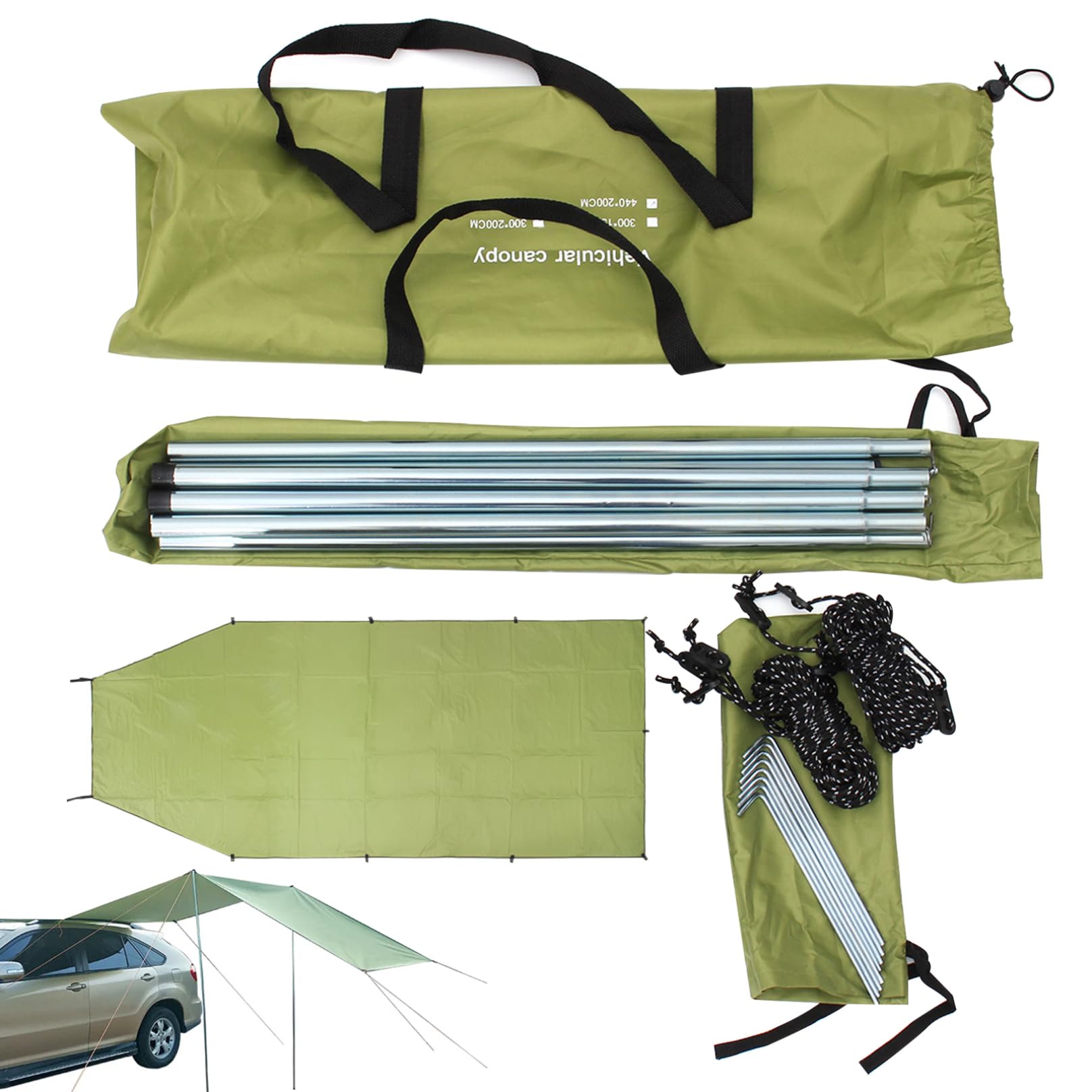 Tente de hayon SUV universelle imperméable auvent de voiture et protection UV