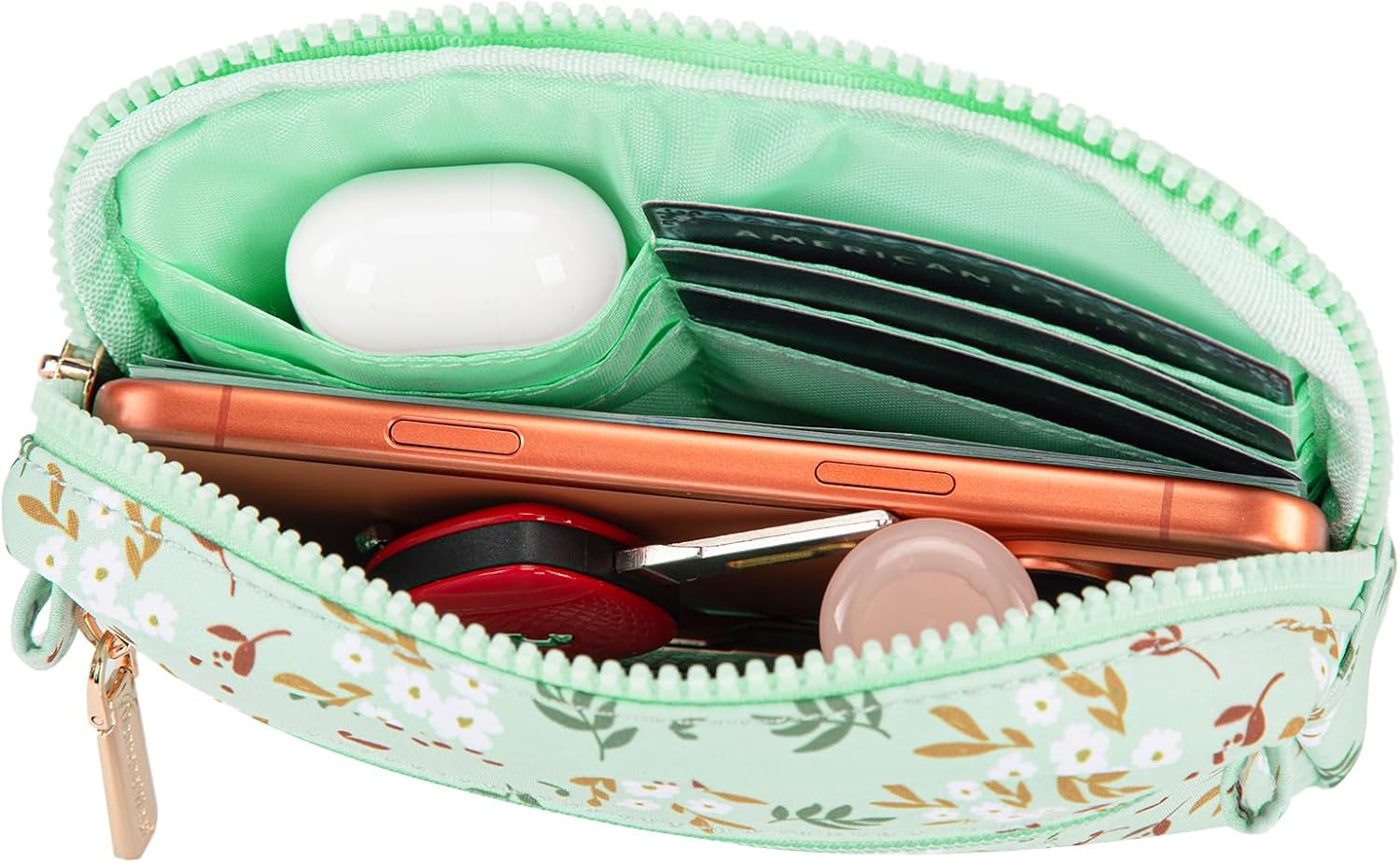 Montana West Wristlet Wallets for Women Nylon RFID Small Crossbody Phone Purse, with Built-in Card Slots for Gift - Image 5