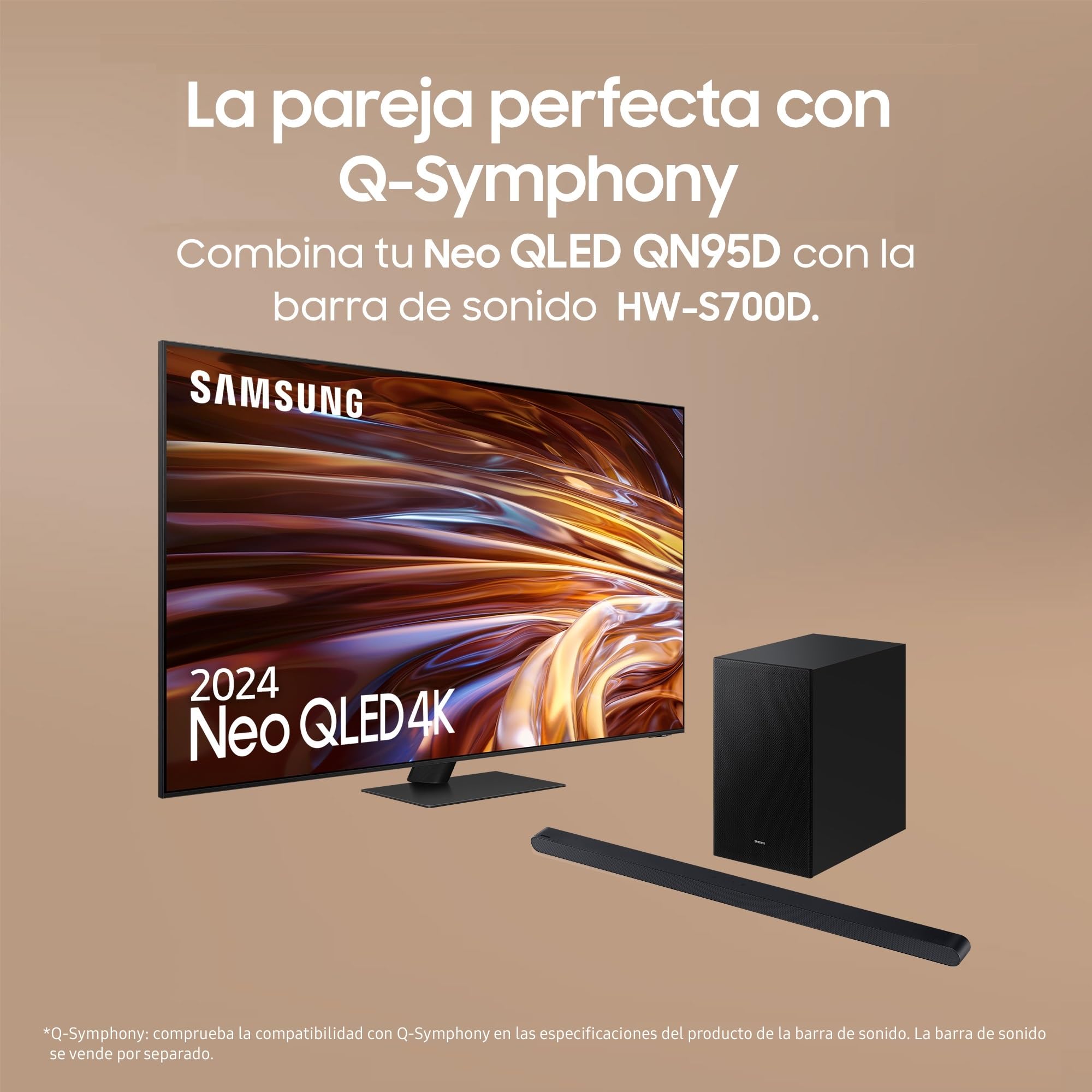 Samsung Téléviseur TQ55QN95D 55" (55 Pouces) Neo QLED 4K Smart TV 2024