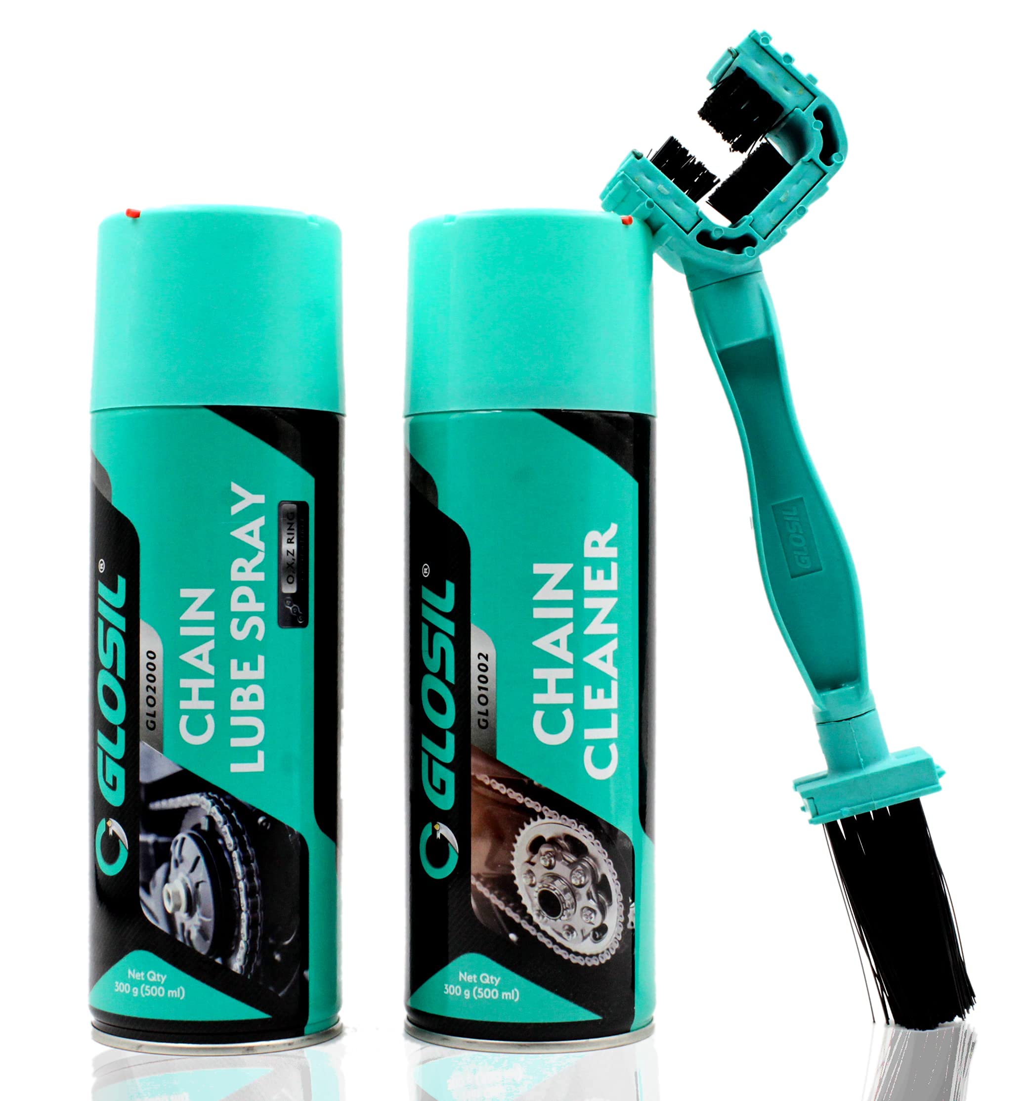 Glosil Chain lube spray500ml chain cleaner 500ml with chain cleaning brush combo for bikers (long riders package) (B08BG8V1SF) Amazon Price History, Amazon Price Tracker