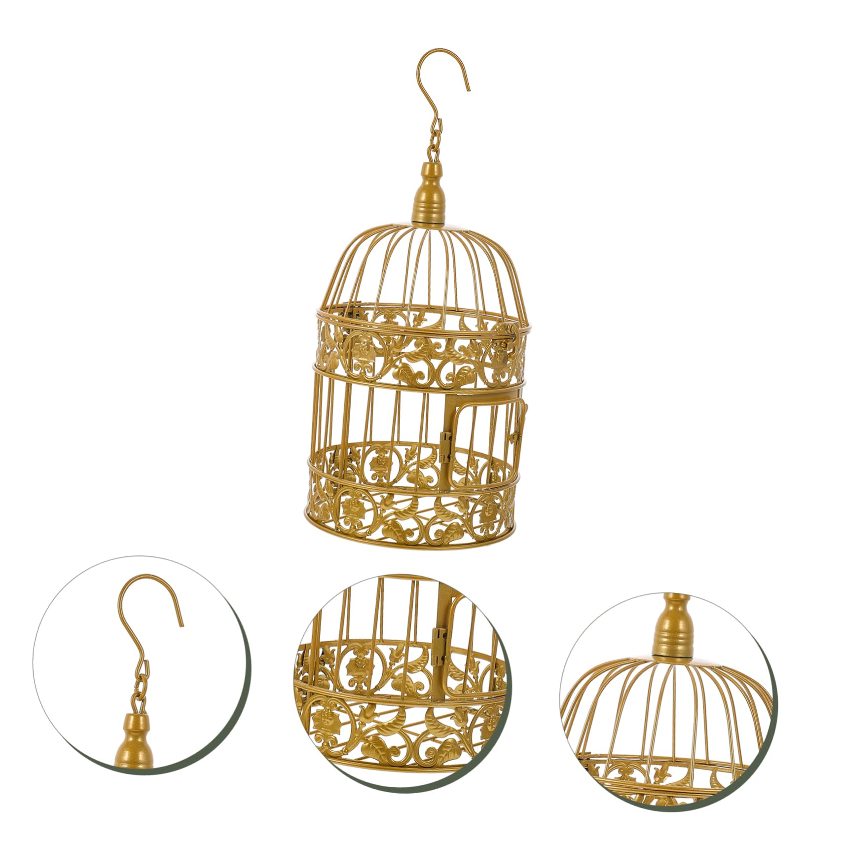 Vaguelly Gabbia Decorazione Da Semplice in Gabbia Per Uccelli Accessorio Fotografico Forniture Per Matrimoni