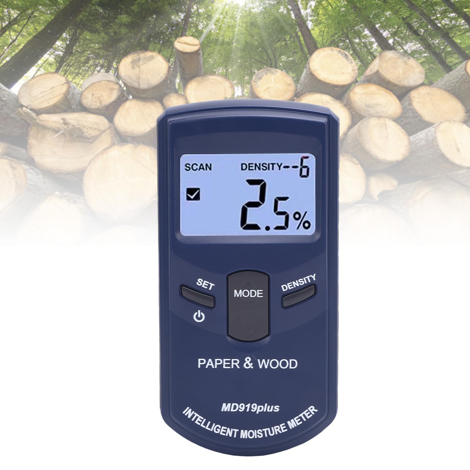 Misuratore di Acqua in Legno, MD919Plus Digital Concrete Building Water Detector Umidità 'umidità