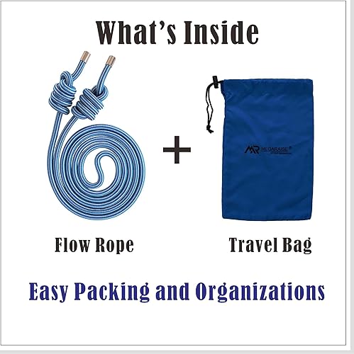 Miniatura 4 de Cuerda de flujo de 1 libra, cuerda de saltar con peso para hombres y mujeres, para ejercicio en casa, equipo de entrenamiento cardiovascular, cuerda