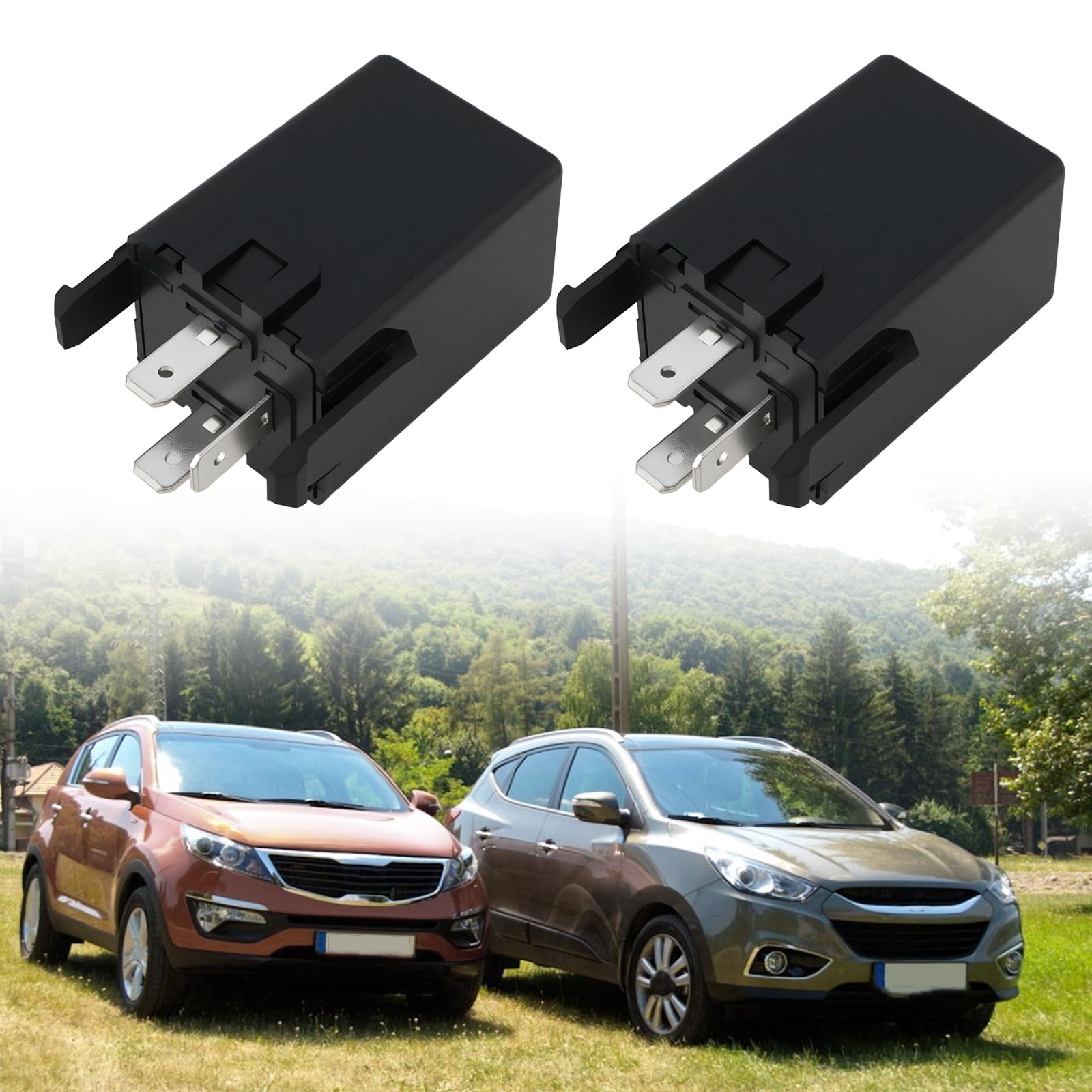 Relais De Clignotant VGOL - 2 Pièces, Compatible Hyundai Accent, Santa Fe, Kia Optima, Rio (réf. 95550-39000) - 4