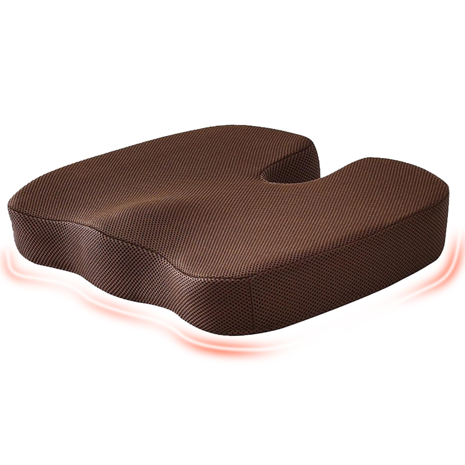 inaepeak Cojín de asiento para silla de oficina, cojín de asiento de espuma viscoelástica para alivio del dolor de coxis, cojines de asiento para escritorio de oficina, asiento de coche, silla de