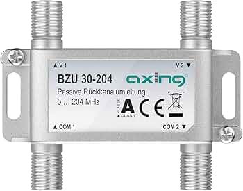 Axing BZU 30-204 Passieve Kanaalomleiding 5-204 MHz - Voor EOC Breedbandversterker