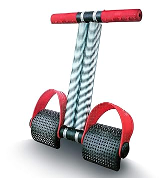 Boldfit Double Spring Tummy Trimmer Men and Women for Abs Workout Stomach Exercise Machine for Women and Men Exercise in Gym, Home for Abdominal, Belly Exercise Waist Trimmer, Tummy Twister Red - image, photos