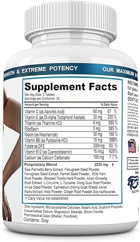 Miniatura 2 de Acelerador de busto XL para ser utilizado con busto XL para ganancias más rápidas y más grandes. Agrandamiento natural de senos, mejora del busto