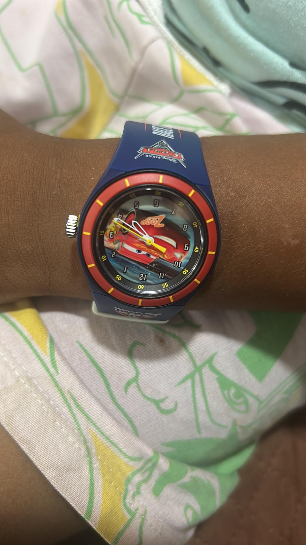 Zoop Disney Cars Quartz Analog Multicolour Dial Blue Plastic Strap ...