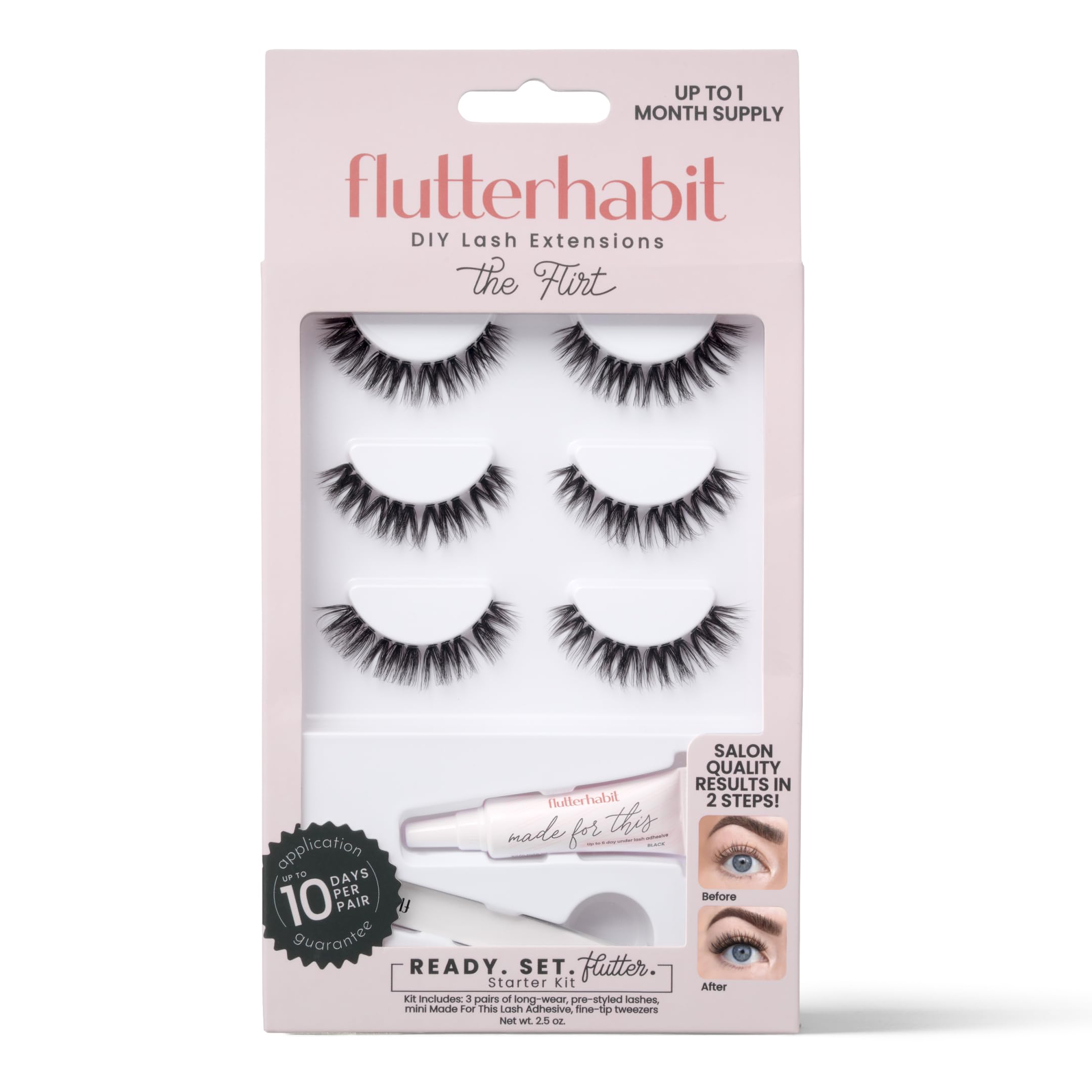 Photo 1 of FlutterHabit The Flirt Underlash Extensions Kit