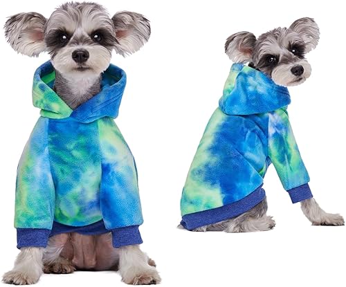 Miniatura 9 de HDKUW Suéteres con capucha para perro, ropa de invierno para perro, suéter con capucha para mascotas, ropa de abrigo para perros pequeños, medianos
