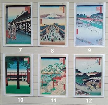 Amazon.co.jp: 歌川広重 名所江戸百景 春の部 全42点 浮世絵版画