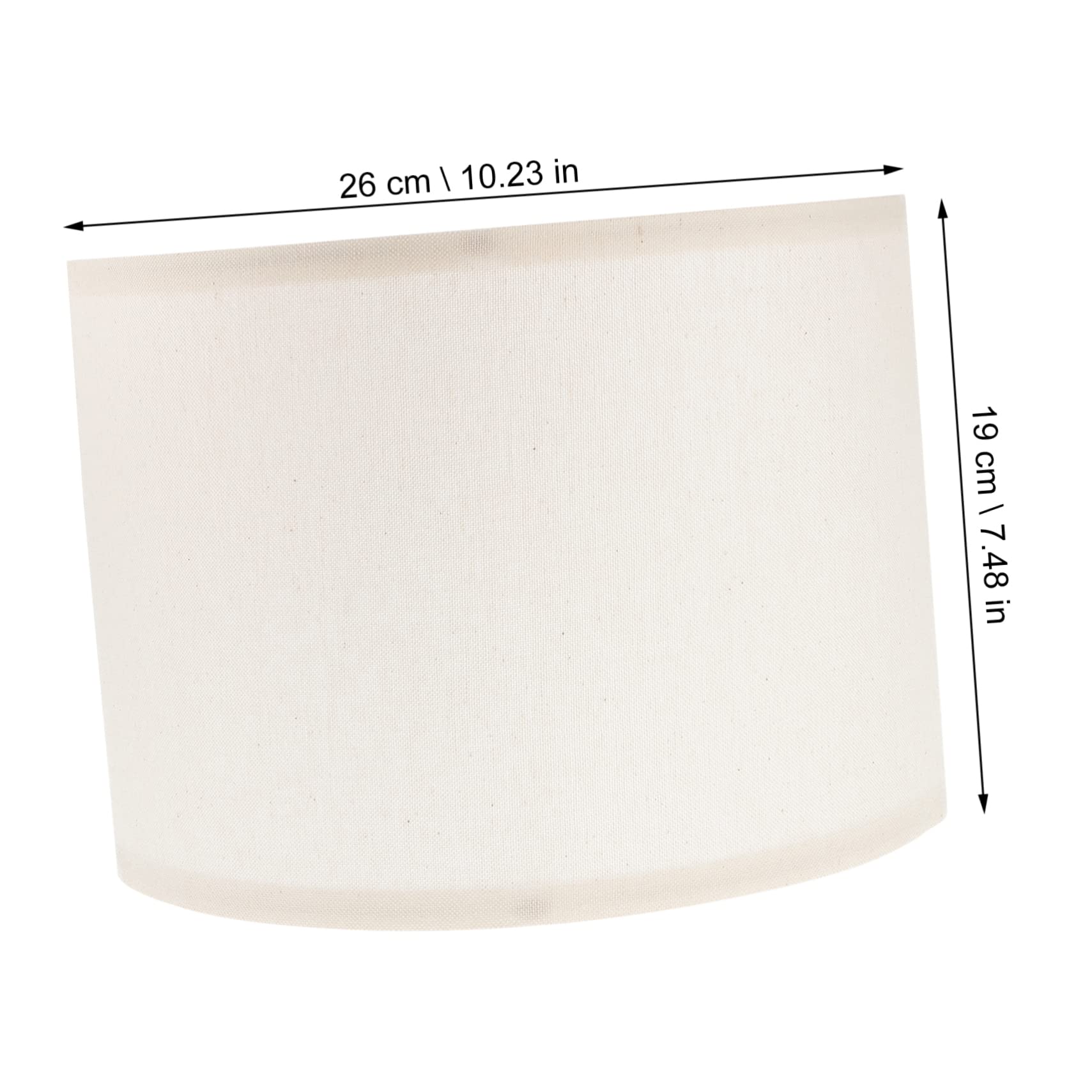 WOONEKY 2 Stück Leinenstoff Lampenschirme Für Tischlampen Lampenschirme Für Nachttischlampen Stoff Lampenschirm Lampenzubehör Stoff Tischleuchten Zubehör Lampenschirm
