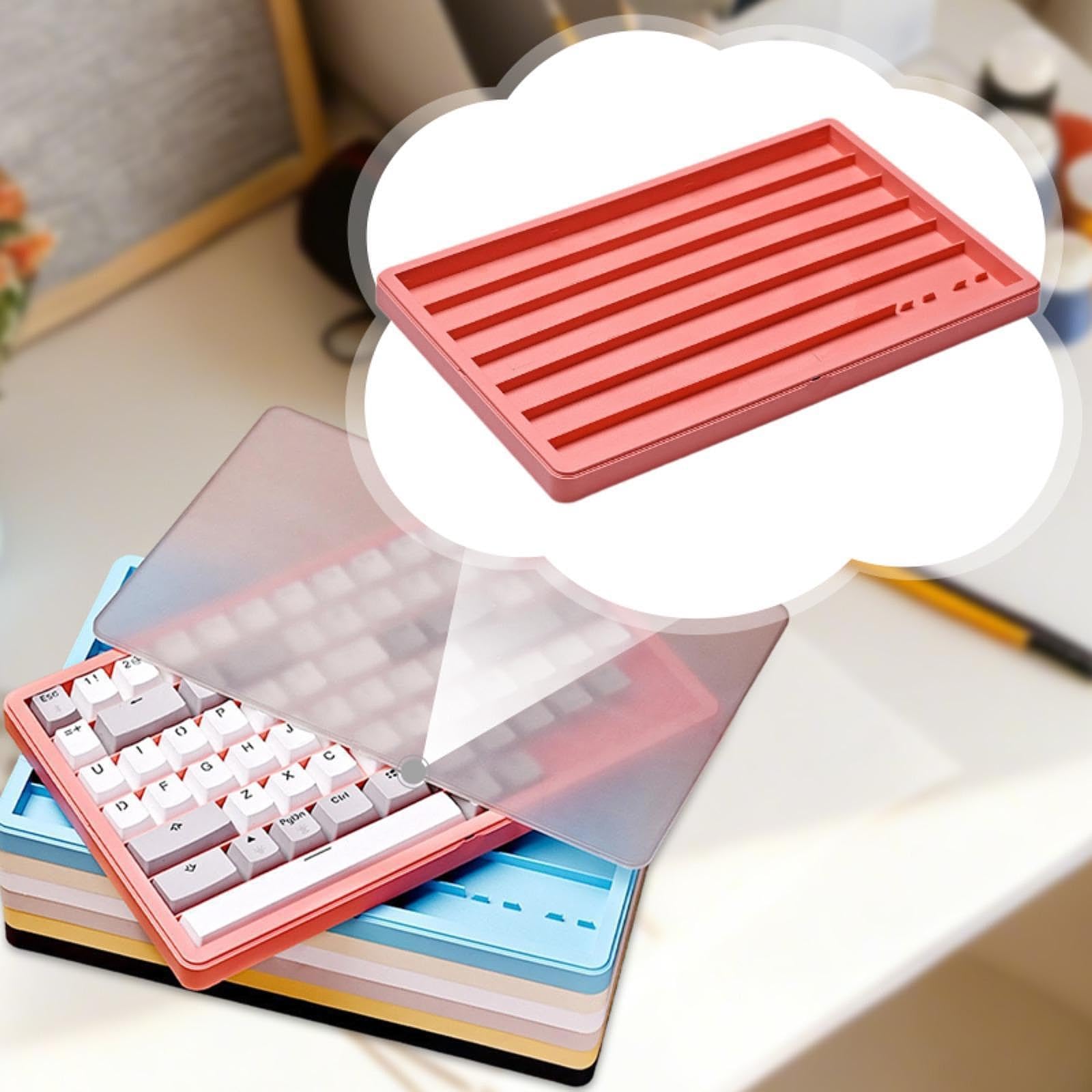 Keycaps Storage Box Compact Sturdy Keycaps Container for Mechanical Red-image-31