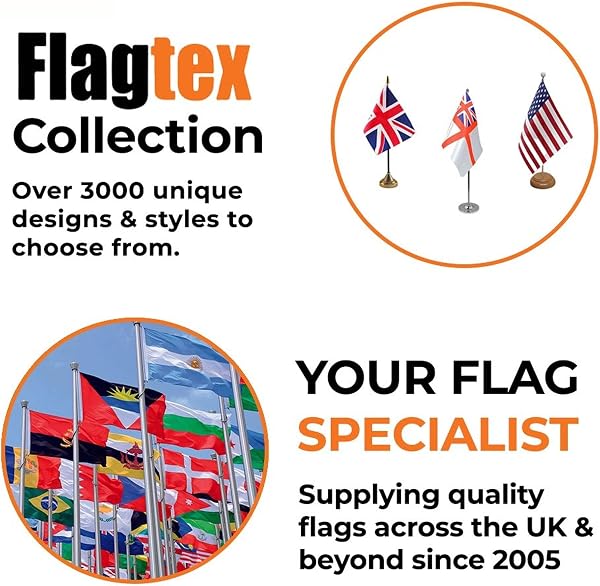 Flagtex Lincolnshire Flag 5ft x 3ft (150cm x 90cm) - 5