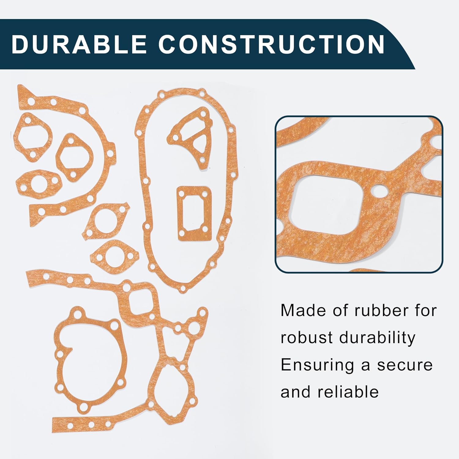 Cylinder Head Gasket Kit for Toyota Engine 2Y/3Y Efficiency Seal No.0411173029 Engine Valve Gasket Set 1 Set