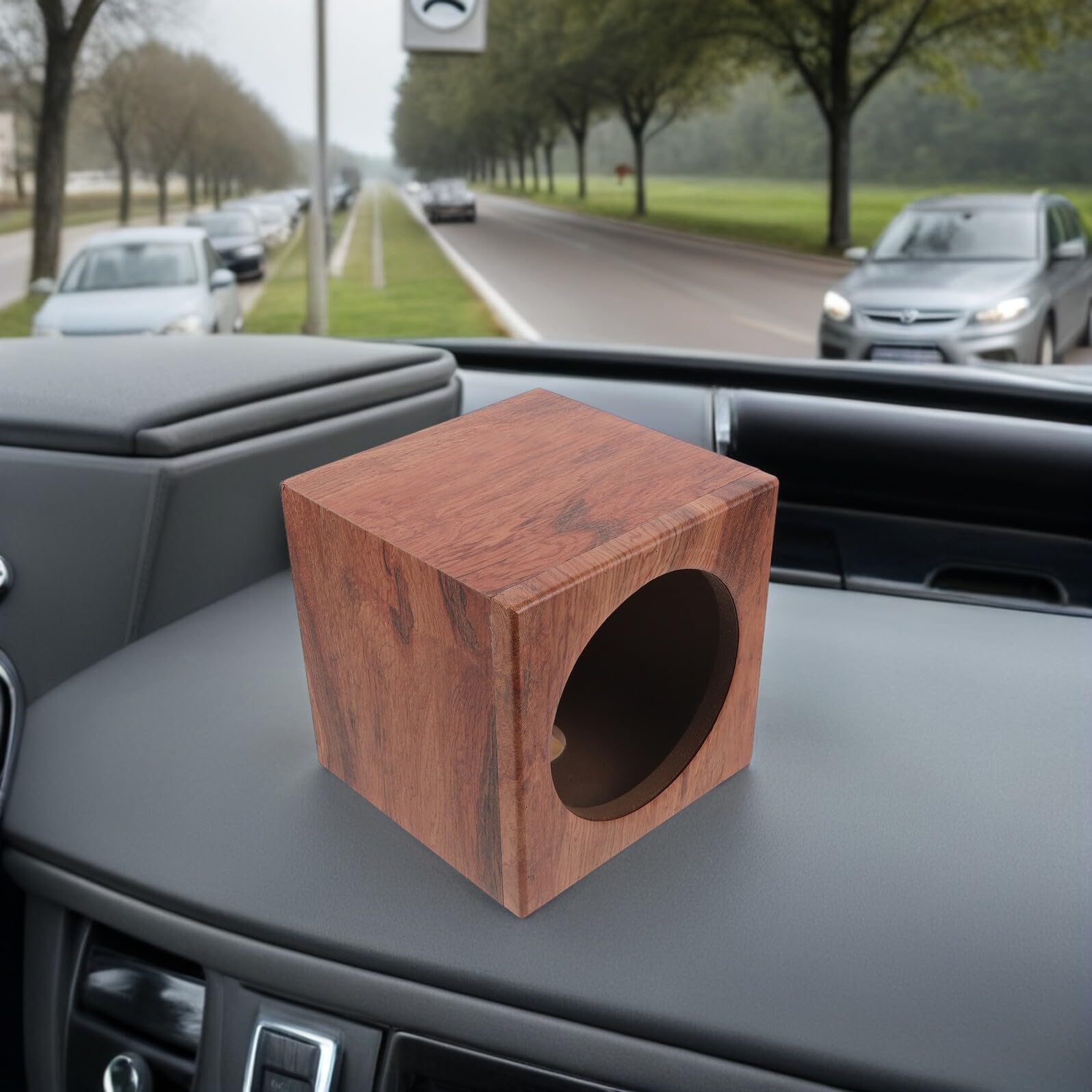 Caja de Subwoofer de Madera Sellada para Coche y Camión 6,5 Pulgadas, Caja de Altavoces de Audio para Vehículo Diseño Resistente, Uso en Sistemas de Sonido Automotriz y Equipo