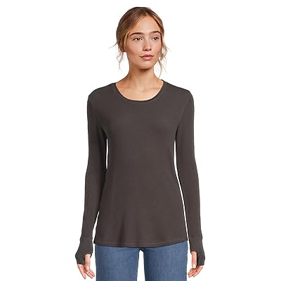Mod o doc Long Sleeve With Thumbhole, Crewneck T Shirts Women
